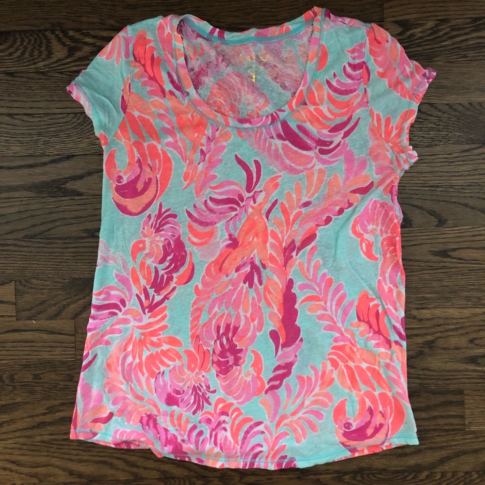 Lilly Pulitzer Linen Tee